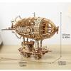 Mechanical Design 3D Wooden Puzzle Hand Craft Mechanical Model Kits Airship Model  Model Building
