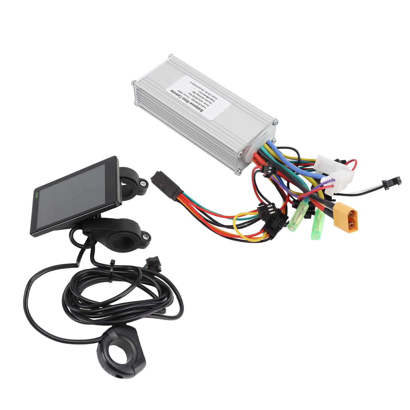 

48 60V 500W Electric Scooter Controller LCD Display Motor Brushless Controller for 22.5mm Handlebars