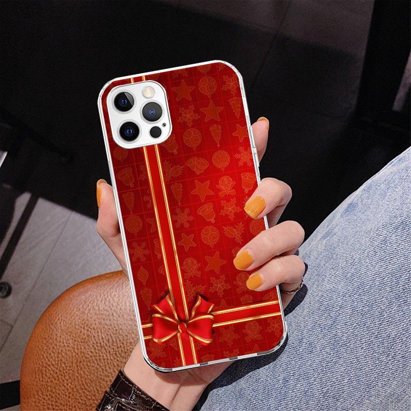 

Christmas Santa Claus Present Phone Case For iPhone 17 Air 16 Pro Max 16E 15 + 14 Plus 11 12 13 Mini 7 8 SE Gift Print Cover Fun iPhone 15