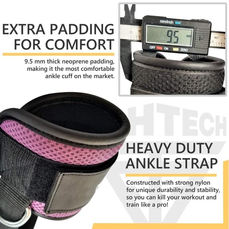 Adjustable D Buckle Ankle Strap Attachment Leg Strength Training Sports Protective Gear With Weight Boosters Belt Buckle