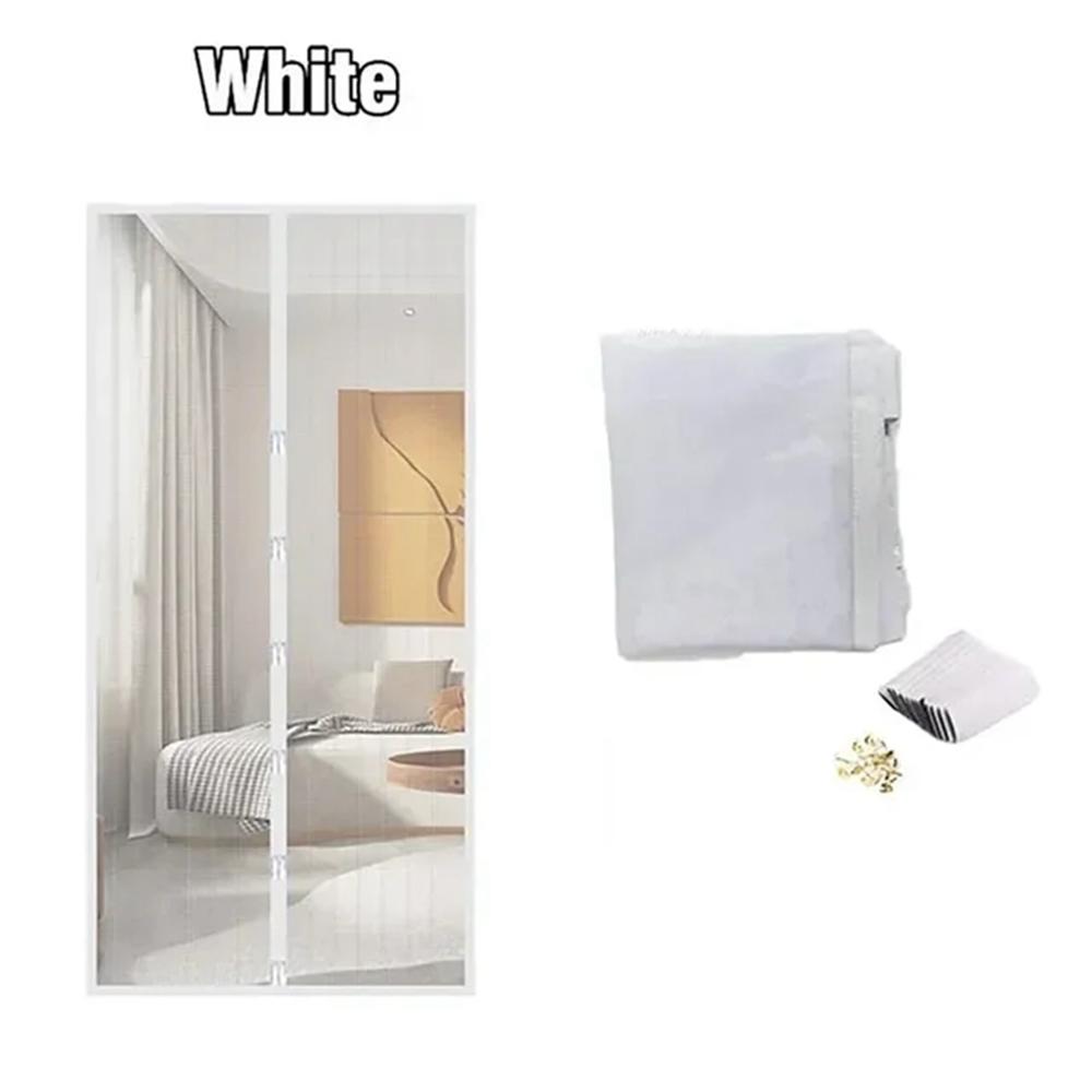 Cortinas anti-mosquito para portas, tela magnética, mosquiteiro para portas e janelas, malha de fechamento automático para cozinha e sala de estar