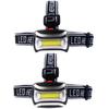 ZK20 High Quality Mini Plastic 600Lm LED Headlight Headlamp Head Light Lamp Flashlight 3aaa Torch For Camping Hiking Fishing
