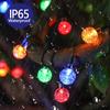 Bubble light ball,solar light string,crystal ball,holiday ,outdoor decoration string,colorful lights,camping atmosphere lights