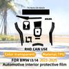 For BMW I4 G26 I3 2025 2024 2023 PPF Protection Film Accessories Interior Transparent TPU Navigation Gear Panel Center Console