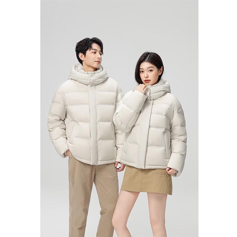 Yalu Unisex Short Hooded Down Jacket YU601B13920