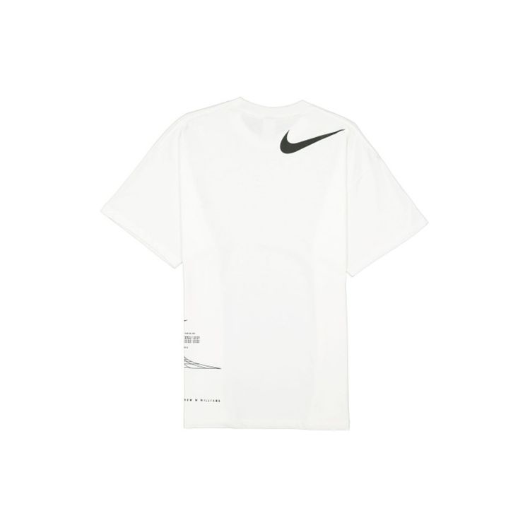 Nike X MMW Designer Collaboration Sports Short Sleeve T-Shirt Men Tops White CK0717-100