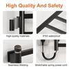 SIOYIE Electric Heated Towel Rack, Towel Warmer with Timer, Smart Bathroom Radiator, Wall-Mounted Heater, Towel Dryer