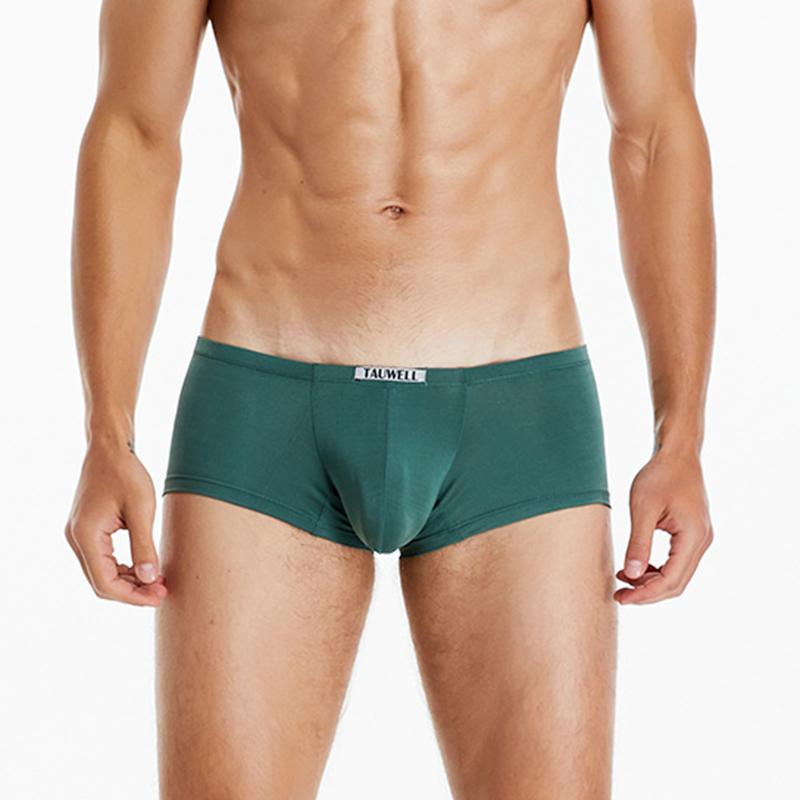 Herren Niedrig sitzende einfarbige Boxer Briefs Komfort Atmungsaktiv Enganliegende Unterhose Lässig Minimalistisch Slim-Fit Boxershorts