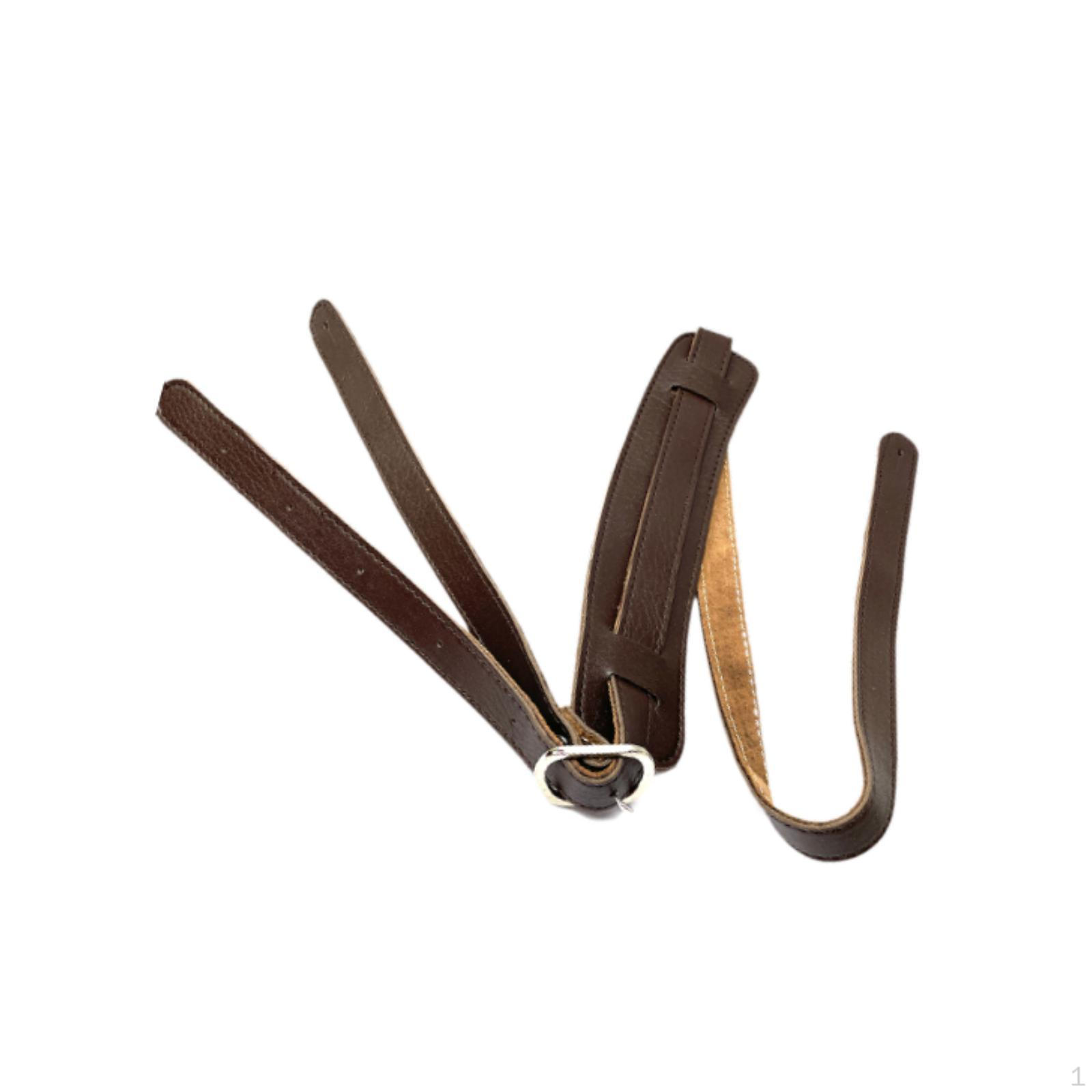 

Electric Guitar Strap Musical Instrument Accessories Bass for коричневий