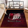 Attack On Titan Themed Carpet with Wings of Freedom Design Suitable for Use As an Anti-slip for Living Room Bedroom Sofas