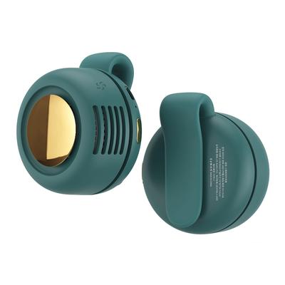 Ventilador de Refrigeração Portátil com Clipe Mini Ventilador com Clipe Recarregável por USB Ventilador para Pescoço Cintura Ventilador de Refrigeração de Ar Ajustável