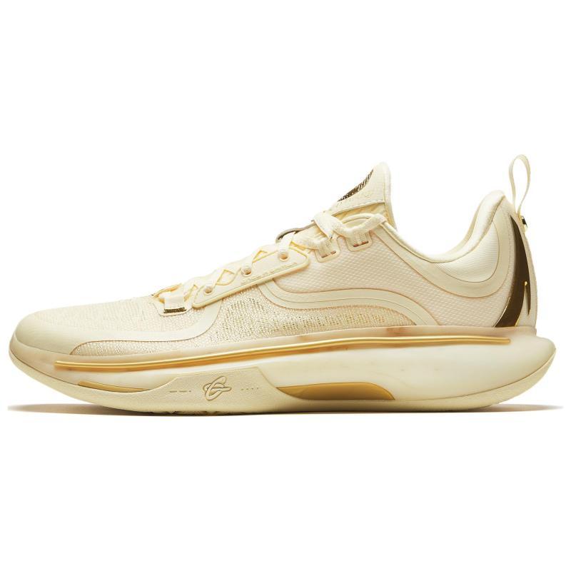 Anta GH5 Амортизаторы Отскок Низкие Баскетбольные Кроссовки Мужские Золотые Кроссовки 112431115-7 44.5