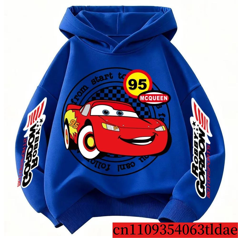 Spring and Autumn Children's Fashion Hoodie with Cartoon Animation Pattern Printing