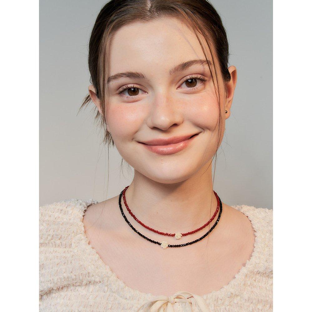 Rose Spinel Choker Necklace