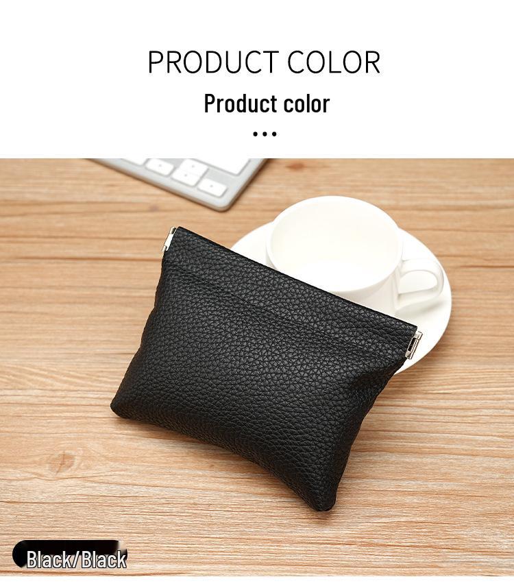 Lychee Pattern Mini Coin Purse: Women's Spring Closure Pouch for Coins, Keys, Cards, and Lipstick.