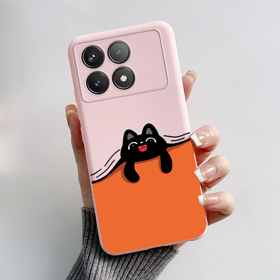 For Poco F6 Pro Case For Xiaomi Poco F6 Pro PocoF6 Cover Fundas Coque Astronaut Silicone Soft TPU Phone Case Bumper Poco F6 Pro