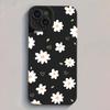 Beautiful Daisy Floral Heart Gentle Style Phone Case For IPhone 17 16 15 14 13 12 11 Series Pro Max Plus Protection Trendy Cover