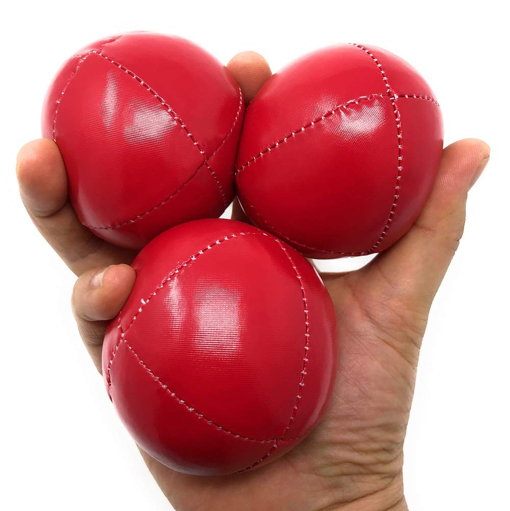 Infinity Pro Joe Bean Bag Juggling Juggle 4 Fun Pack of Balls, 60mm, 85g, (Red, 5)