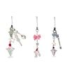 Ice Cream Theme Phone Lanyard Multifunctional Phone Strap Bag Pendant Resin Texture for Fashion Youthful Individuals