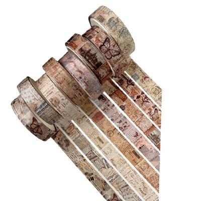 8 Pezzi Nastro Decorativo per Scrapbooking Nastro Estetico Nastro Sfondo Decorativo per Scrapbooking Cornice Foto Diario