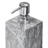 Marble Texture Soap Dispenser Shower Dispenser Resin Liquid Hand Soap Dispenser for Home Countertop Kitchen Laundry Room Hotel