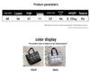 Korean Style Cotton-Padded Women's Fashion Tote Bag, 2023 Large Capacity Lightweight Shoulder Commuter Bag