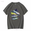 Guy Harvey AFTCO T-Shirt Herren Klein S Blau Angeln Marlin Strand lange oder kurze Ärmel vintage Gewaschen Unisex Dehnbar Mode