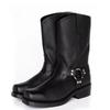 Größen 48 High-End Luxus Retro Cowboystiefel Herren Mittelhohe Westernstiefel Herren Leder Mann Schlupfschuhe Winter Ritterstiefel Stiefeletten