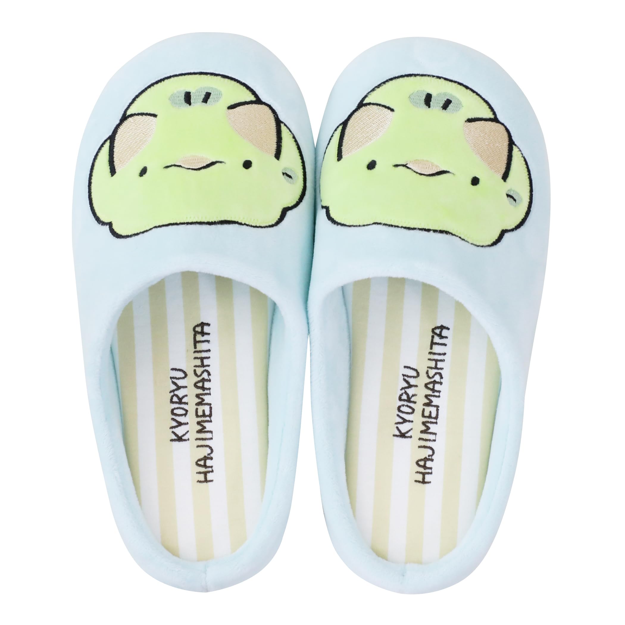 

Atelier Momo and Momo Room Size Dinosaurs First Slippers, Blue-Green, M, 23-25cm, KHS43826-42