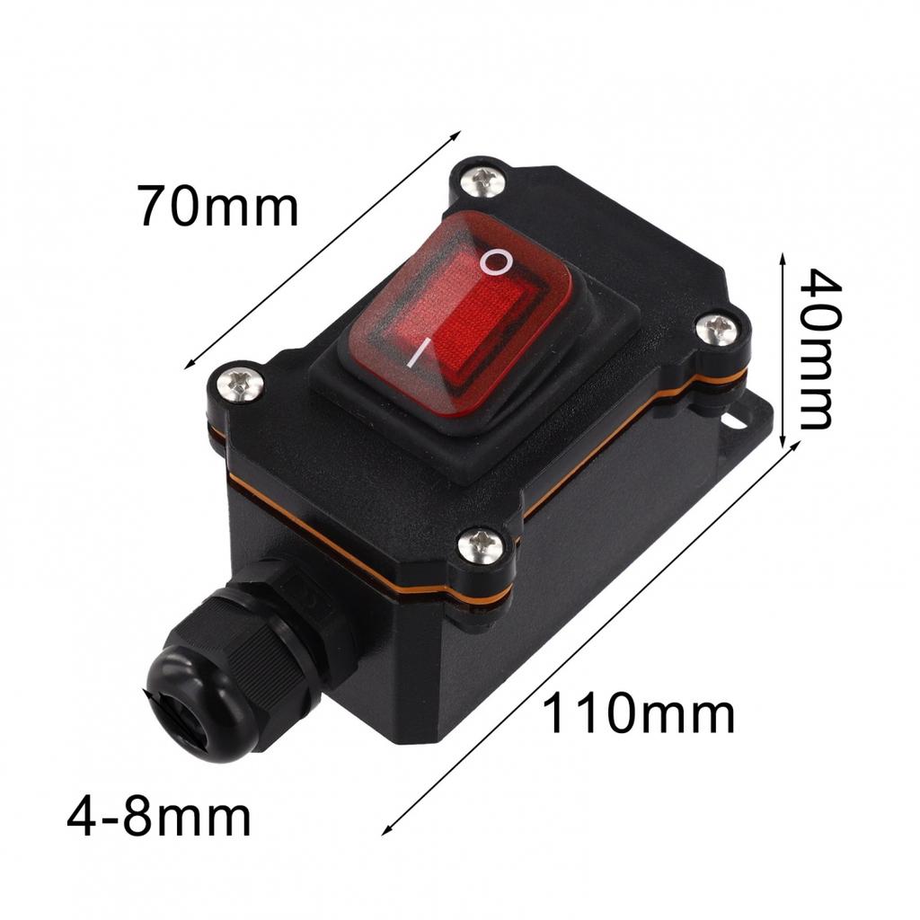 16A Current Handling Easy To Install Switch IP65 Waterproof Switch