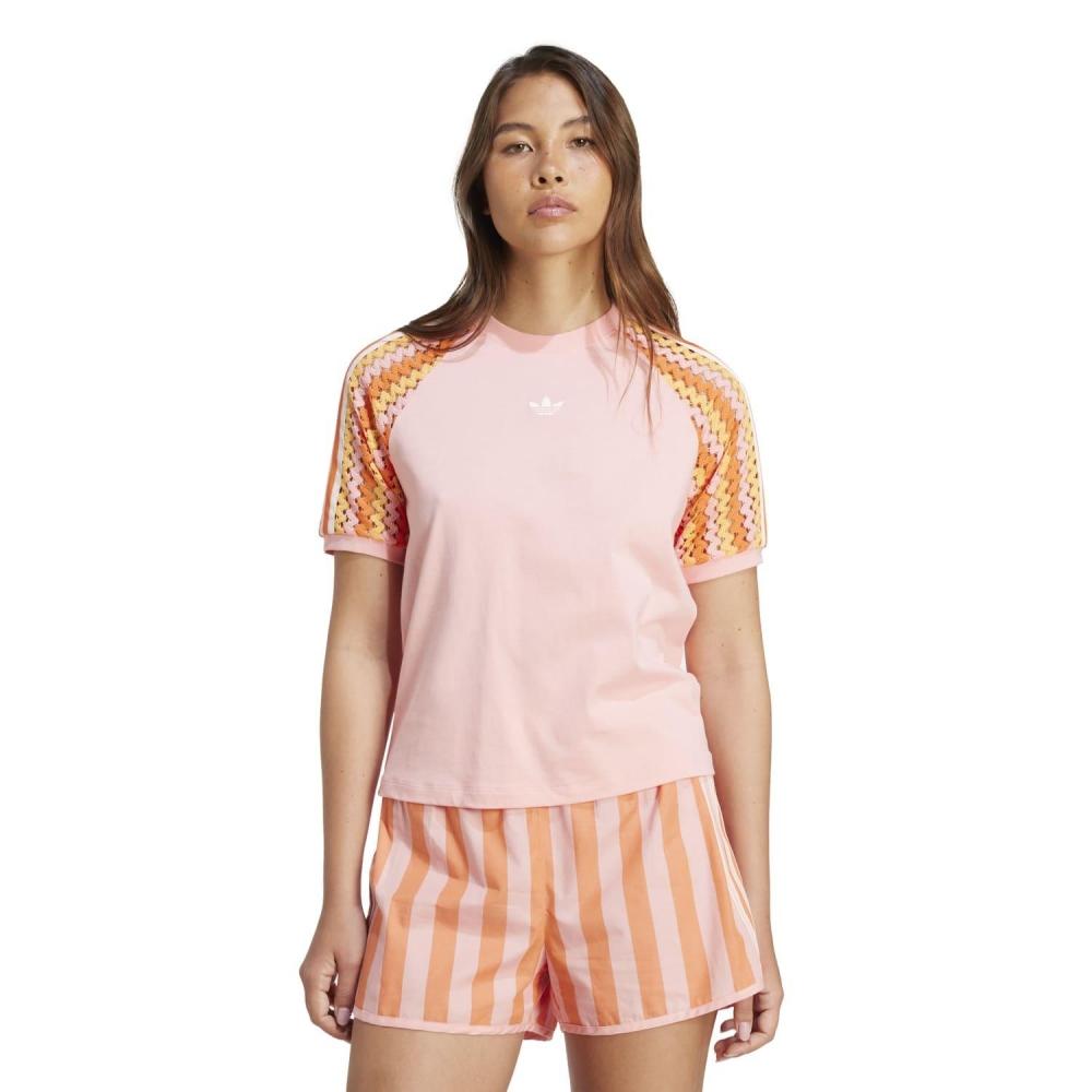 Adidas W Cali Tee Summer gloW Kc0769 Semipinkspark S