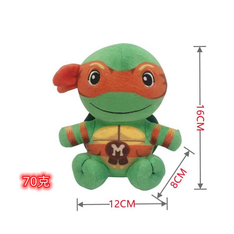 Mutant Era Teenage Mutant Ninja Turtles Plush Toy Cartoon Anime Big Eyed Turtle Doll Creative Doll