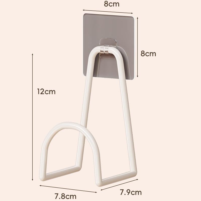 1Pc Adhesive Cap Storage Rack Wall Mount No Drilling Damage Free Hat Organizer for Bedroom Entryway Dorm Use