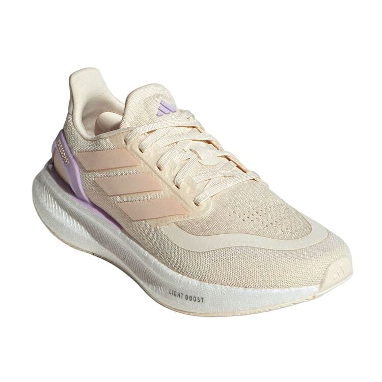 adidas PUREBOOST 5 Abriebfeste Niedrige Rennlaufschuhe Damen Beige Lila JR3000