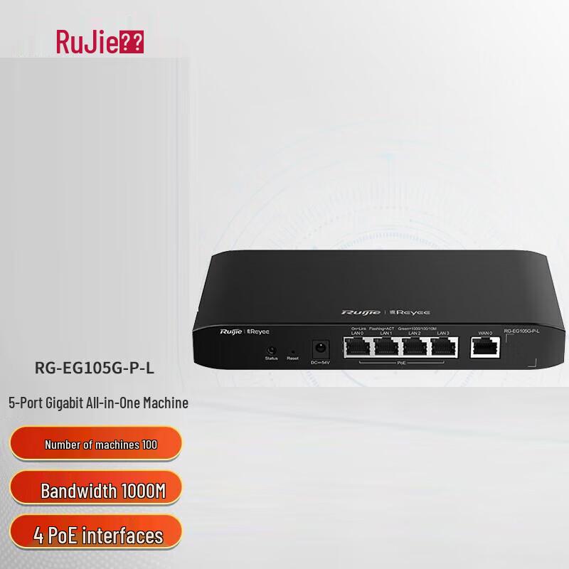 

Ruijie WiFi 6 Wireless AP Panel System
