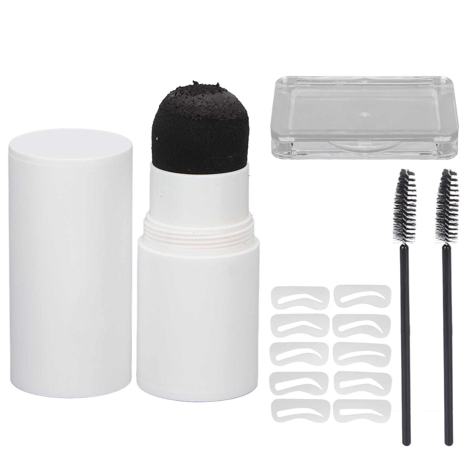 

Набор для формирования бровей Step Eyebrow Stamp Водостойкий пудровый штамп с трафаретами-кисточками для бровей Dark Brown