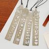 2pcs  Stainless Steel Pocket Rulers Metric Engraved Scale As Bookmark
