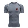 Dragon Design Men's Sports T-shirt Training Fitness Compression Workout T-Shirt Rashgard Tops Quick Dry Short Sleeve T-Shirt