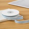 10yards/Roll Wave Edge Candy-Colored Plaid Ribbon 1CM Lace Checkered DIY Hair Accessories Gift  Cake Box Decor Bouquet Bow
