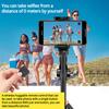 Bluetooth Selfie Stick Ultra-Mini Universal Foldable Travel Portable Floor Mobile Phone Quadrupod 360 Degrees Rotation