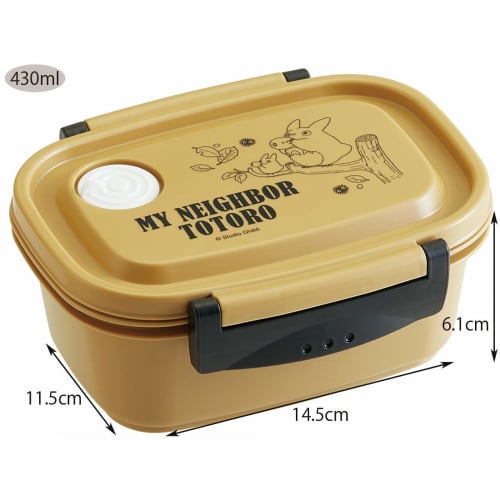 Skater Easy Light Lunch Box S Microwave Safe 430ml My Neighbor Totoro Seal Container Storage Container XPM3 Ghibli