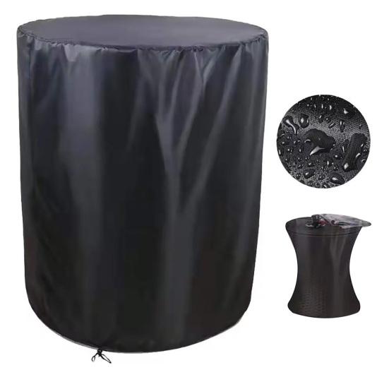 Stool Bar Cover Waterproof Mesh Debris Protection Adjustable Drawstring Windproof Outdoor Patio Table Cover Bar Stool Dust Cover