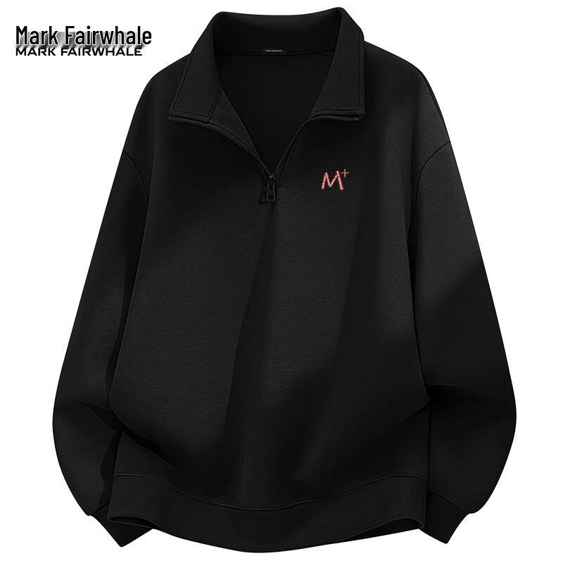 Mark Fairwhale Men's Stand Collar Half-Zip Sweatshirt