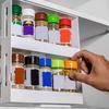 Plastic 2 Layer Spice Storage Rack Large Capacity Spice Organizer  Bathroom