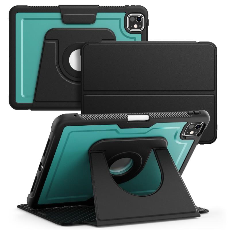 360 Rotating Case IPad Pro 11 Air 6/5 10.2 9th Gen With Pencil Holder Anti-Bend