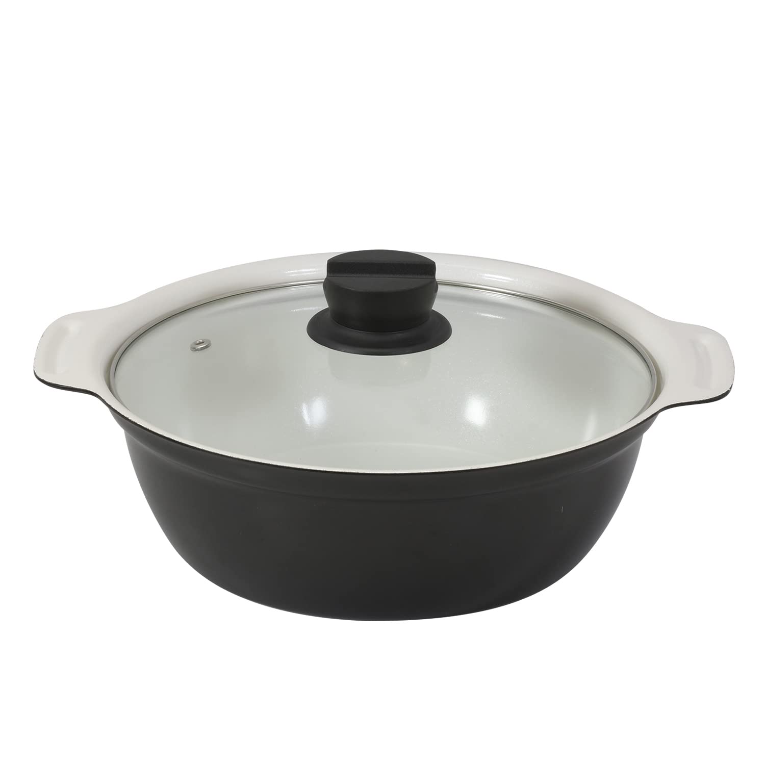 

Лучшая настольная индукционная кастрюля для приготовления пищи Bestco Bistro Calore с стеклянным винным горшком, 24 см, крышка, красный, керамика, NQ-0053