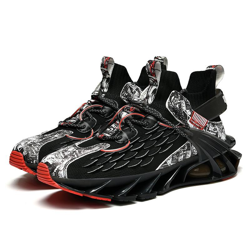 Large Size Fashion Country New Men's Shoes Casual Shoes Running Sports Shoes Youth Blade Fish Scale Basketball Shoes