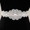 Luxurious Bridal Rhinestone Waistband - European & American Wedding Dress Belt