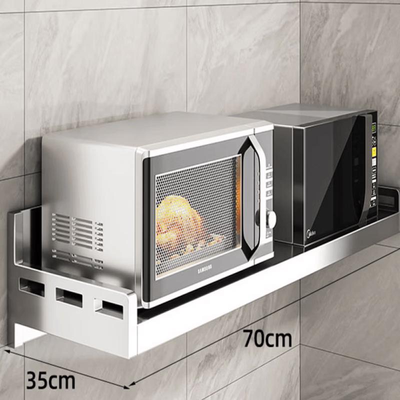 

304 Stainless Steel Kitchen Wall-Mounted Storage Rack