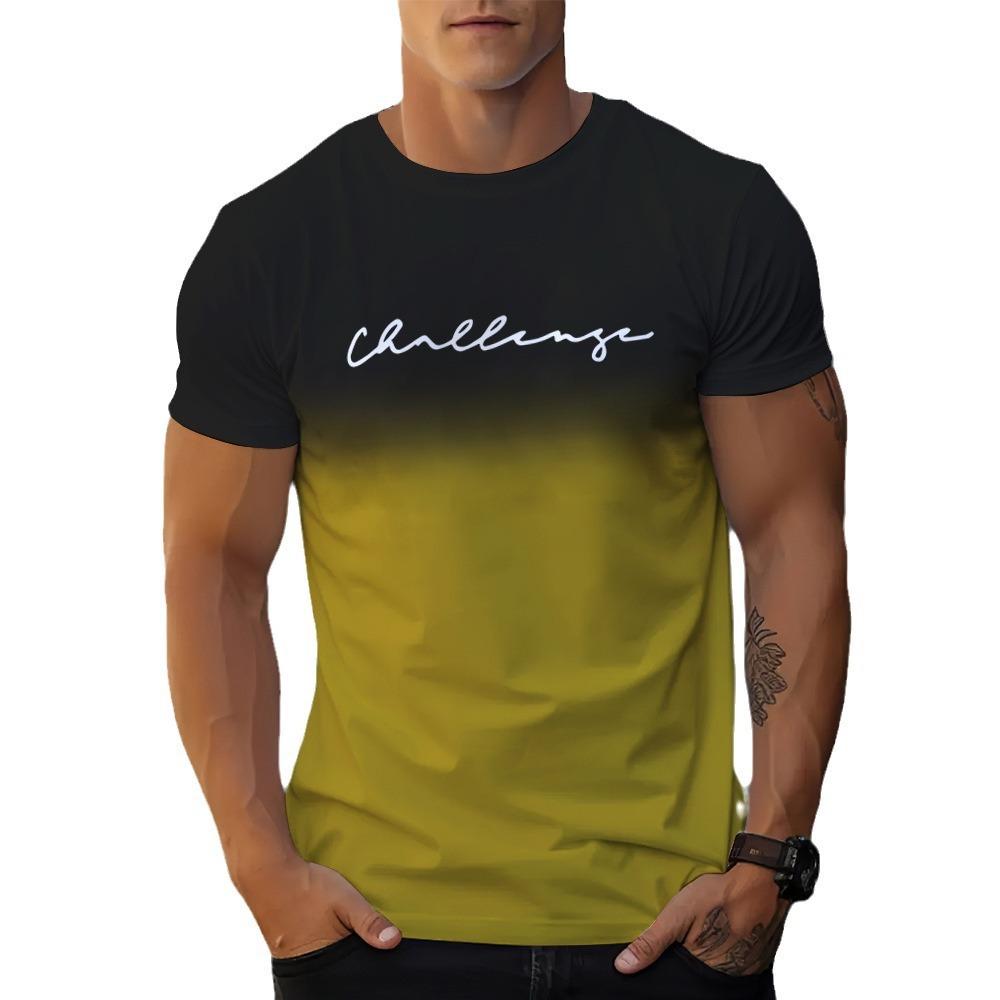 Summer Fashion Short Sleeve T-Shirt 3D Print Tee
